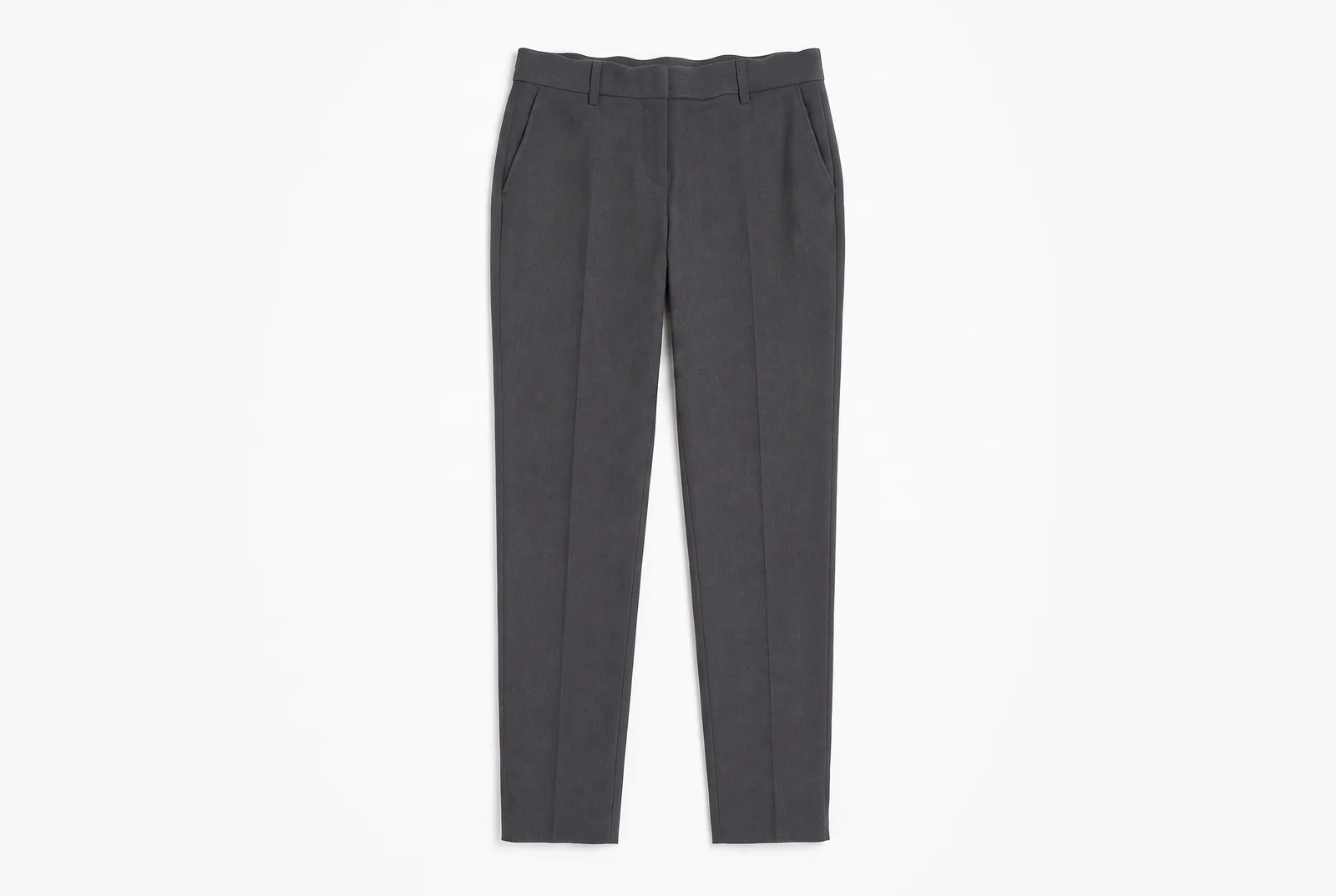 The same trousers laid flat after 5 washes.